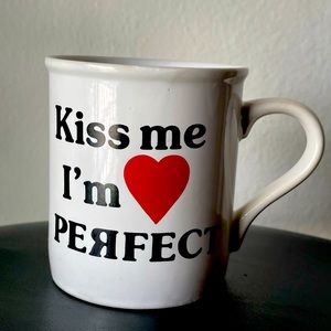 Imperfect white coffee mug 8 oz